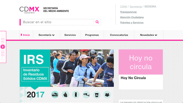 Central Content Management System for the Mexico City Government that unified the institutional image of the citizen portals of the Mexico City government agencies.